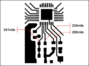 个紧凑的PCB布局，寄生效应会对电路产生影响